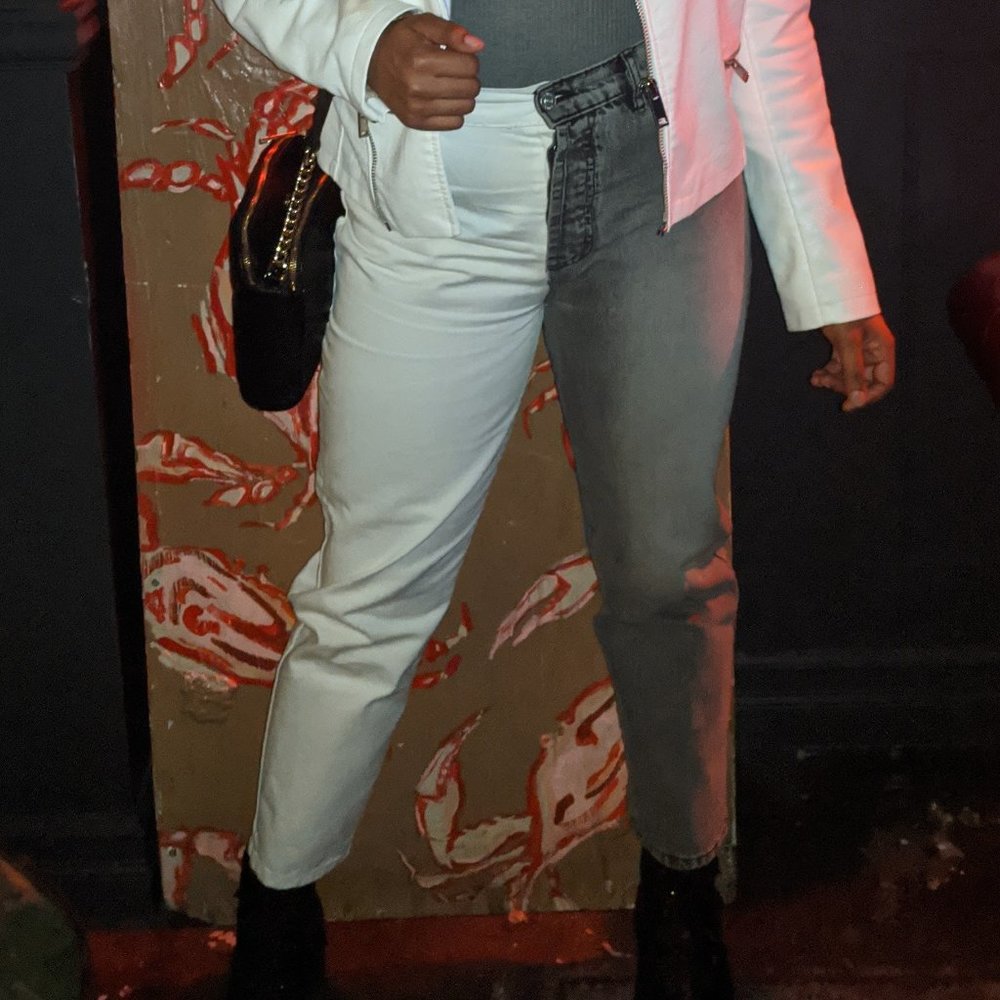 Revice Half & Half Boyfriend Jeans